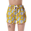 Somoyed Dog Pattern Print Women's Shorts-grizzshop