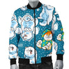 Somoyed Dog Print Pattern Men's Bomber Jacket-grizzshop