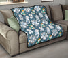 Somoyed Dog Print Pattern Quilt-grizzshop