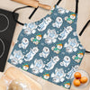 Somoyed Dog Print Pattern Women's Apron-grizzshop