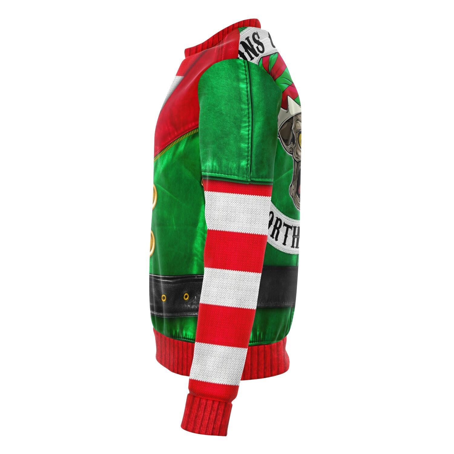 Son Of Santa North Pole Christmas Ugly Sweater-grizzshop