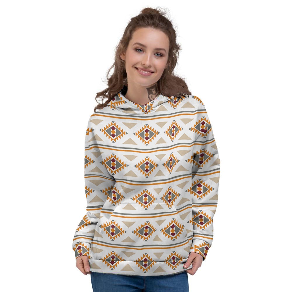 Southwestern Native Print Pattern Women's Hoodie-grizzshop