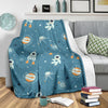 Space Astronaut Pattern Print Blanket-grizzshop