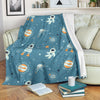 Space Astronaut Pattern Print Blanket-grizzshop