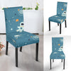 Space Astronaut Pattern Print Chair Cover-grizzshop