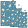 Space Astronaut Pattern Print Floor Mat-grizzshop