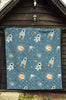 Space Astronaut Pattern Print Quilt-grizzshop