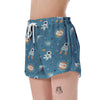 Space Astronaut Pattern Print Women's Shorts-grizzshop