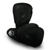 Space Black Print Boxing Gloves-grizzshop