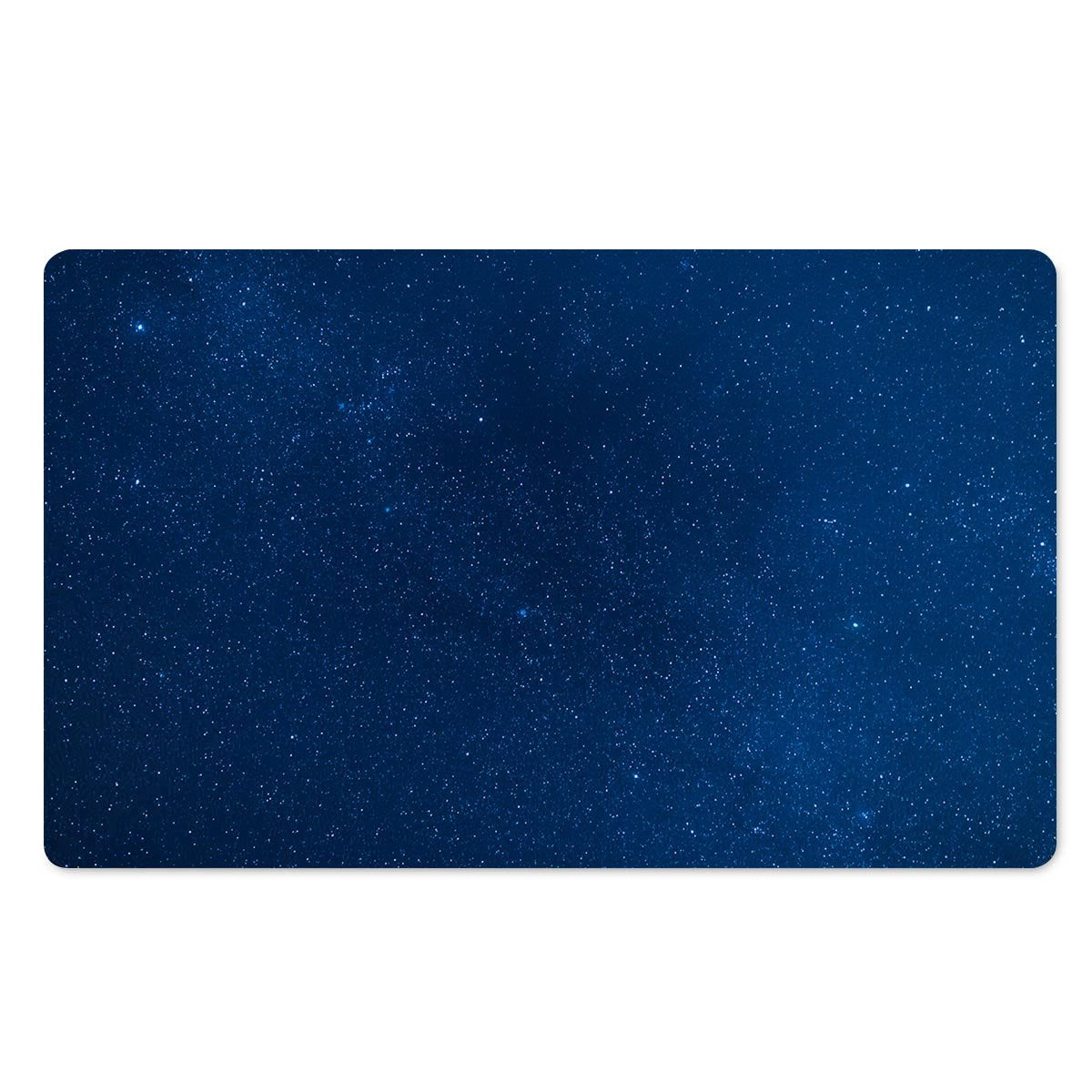Space Blue Galaxy Door Mat-grizzshop