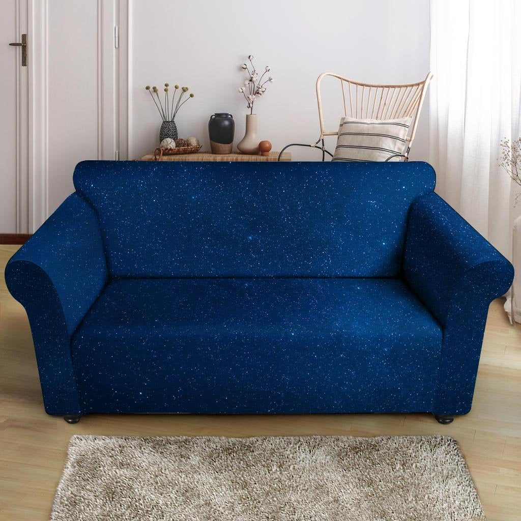 Space Blue Galaxy Loveseat Cover-grizzshop