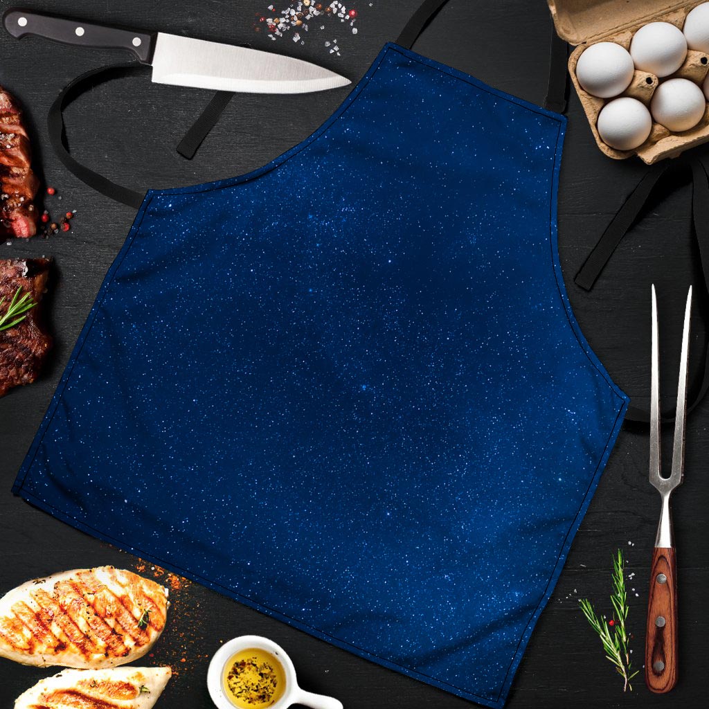 Space Blue Galaxy Men's Apron-grizzshop