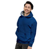 Space Blue Galaxy Men's Hoodie-grizzshop