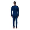 Space Blue Galaxy Men's Pajamas-grizzshop