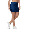 Space Blue Galaxy Mini Skirt-grizzshop