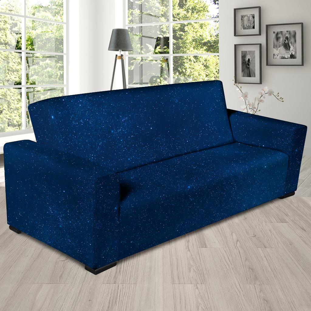 Space Blue Galaxy Sofa Cover-grizzshop