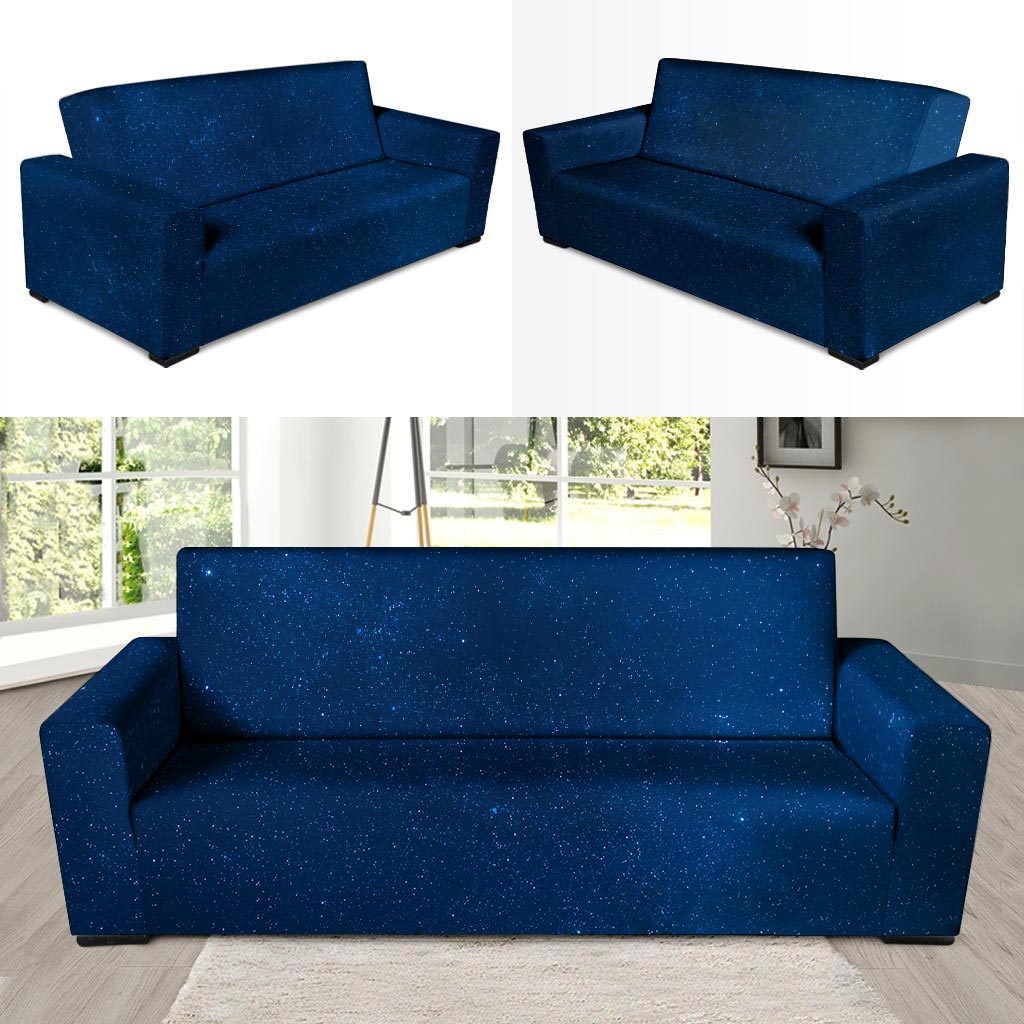 Space Blue Galaxy Sofa Cover-grizzshop