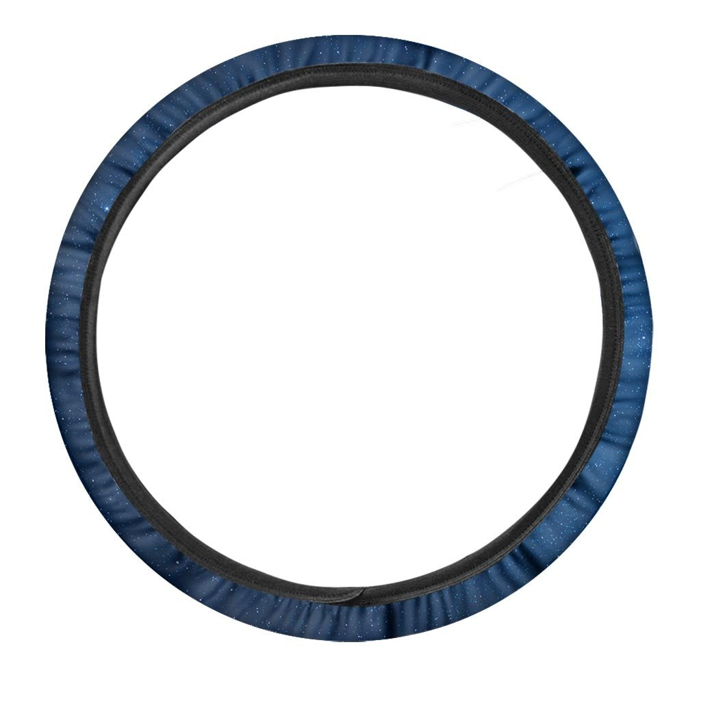 Space Blue Galaxy Steering Wheel Cover-grizzshop