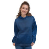 Space Blue Galaxy Women's Hoodie-grizzshop