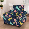 Space Cat Print Armchair Cover-grizzshop