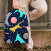 Space Cat Print Backpack-grizzshop