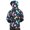 Space Cat Print Men's Hoodie-grizzshop