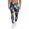 Space Cat Print Men's Leggings-grizzshop