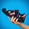 Space Cat Print Men's Sneakers-grizzshop