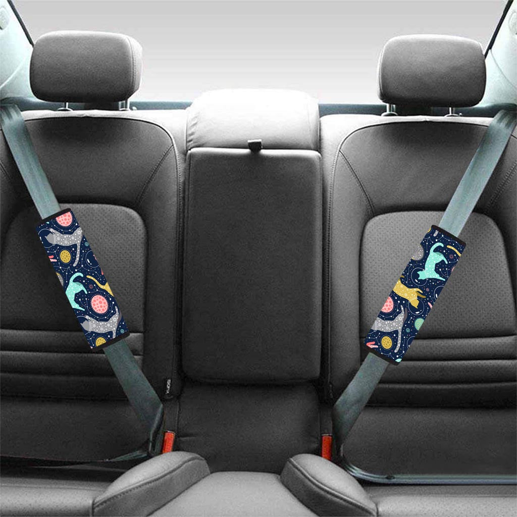 Space Cat Print Seat Belt Cover-grizzshop