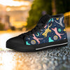 Space Cat Print Women's High Top Shoes-grizzshop