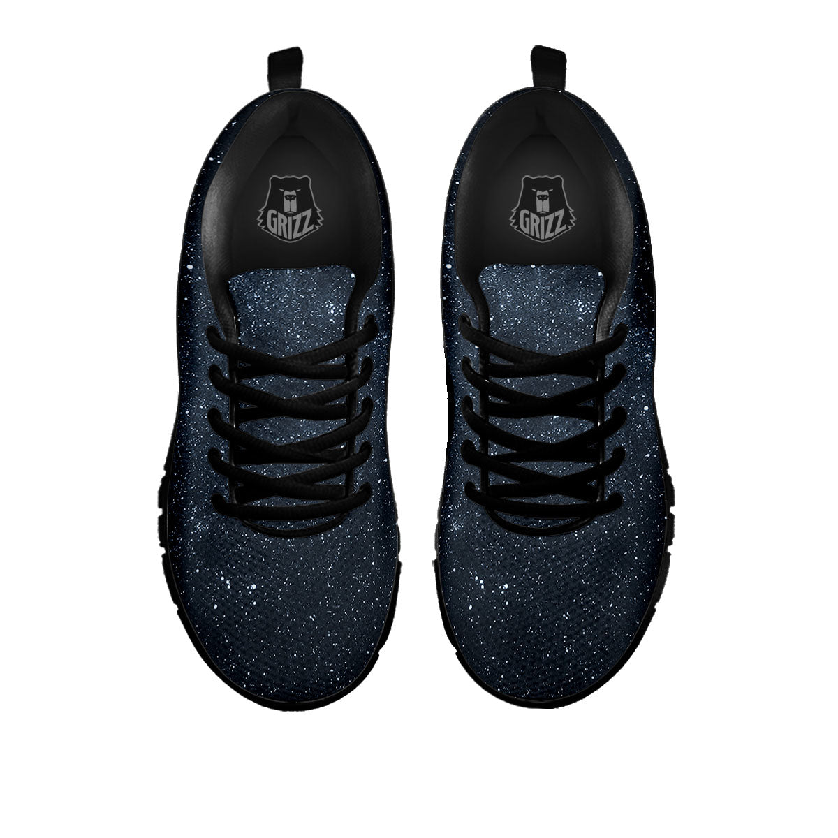 Space Dark Print Black Sneaker-grizzshop