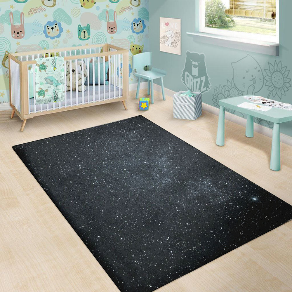 Space Dark Print Floor Mat-grizzshop
