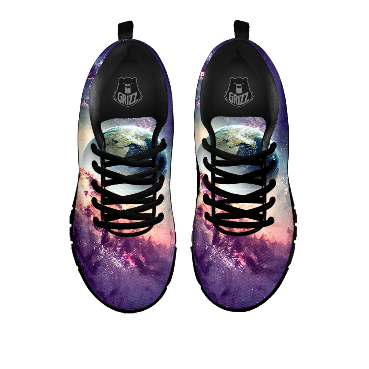 Space Endless Print Black Sneaker-grizzshop