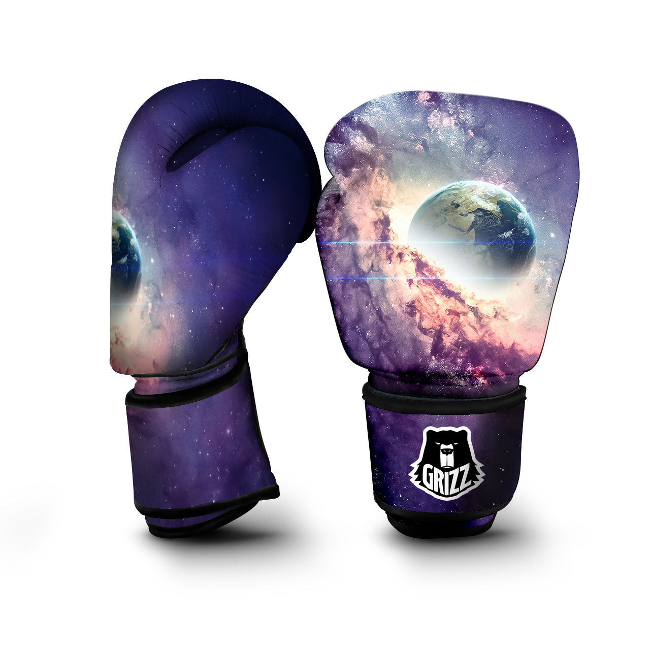 Space Endless Print Boxing Gloves-grizzshop
