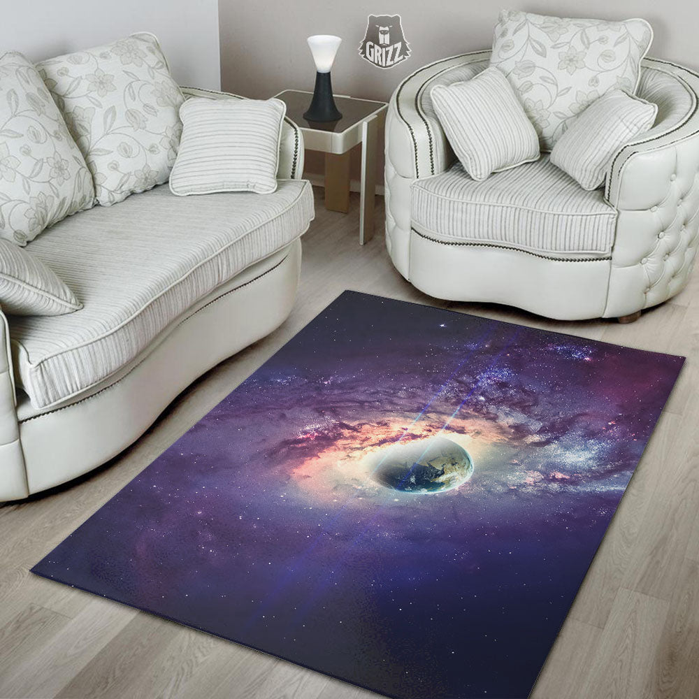 Space Endless Print Floor Mat-grizzshop