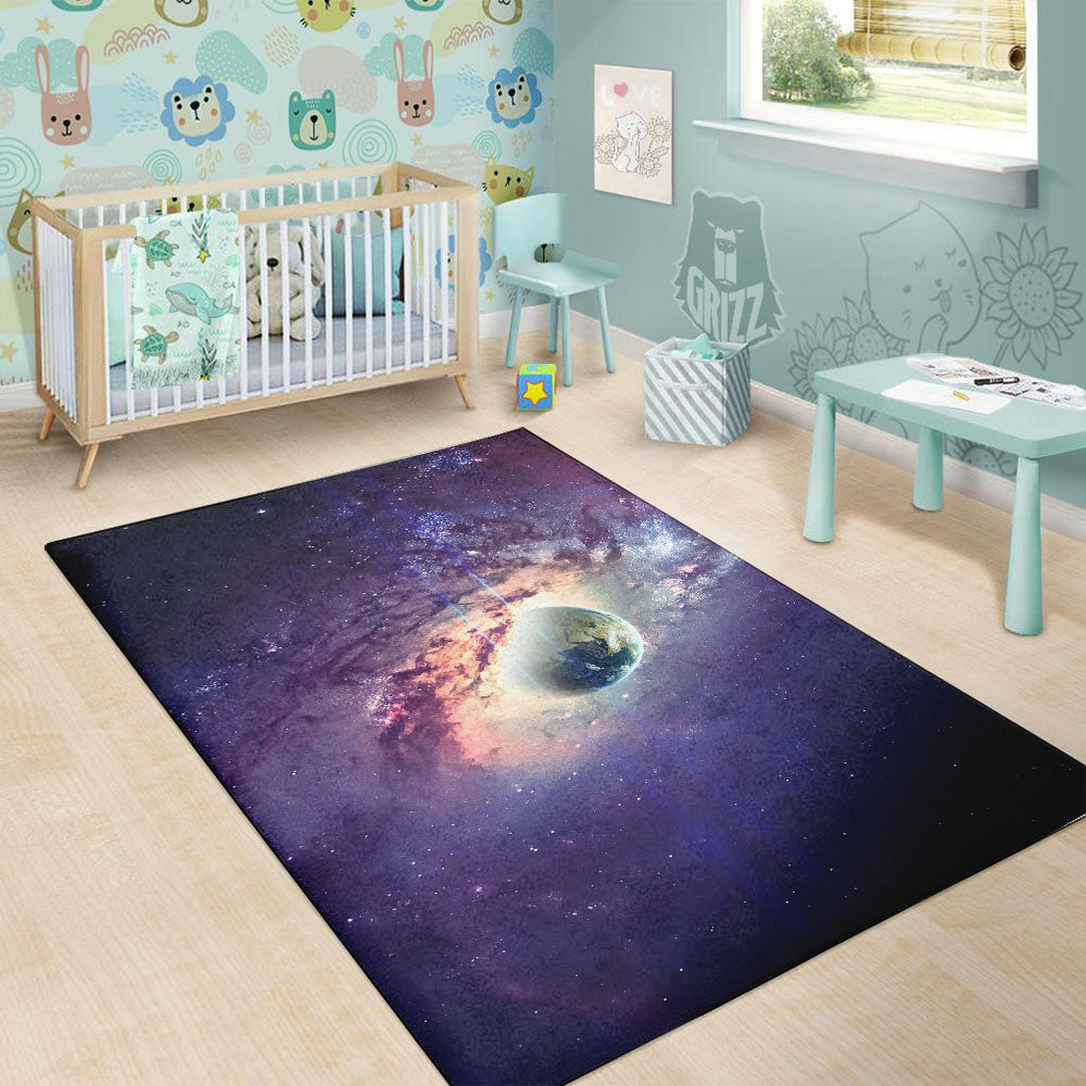 Space Endless Print Floor Mat-grizzshop