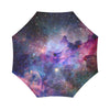 Space Galaxy Purple Stardust Print Foldable Umbrella-grizzshop