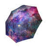 Space Galaxy Purple Stardust Print Foldable Umbrella-grizzshop