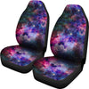 Space Galaxy Purple Stardust Print Universal Fit Car Seat Cover-grizzshop