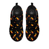 Spaceships Pixel Print Pattern Black Sneaker-grizzshop