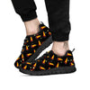 Spaceships Pixel Print Pattern Black Sneaker-grizzshop