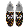 Spaceships Pixel Print Pattern White Athletic Shoes-grizzshop