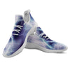 Spark Lightning Print White Athletic Shoes-grizzshop