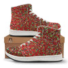 Sparkle Christmas Print High Top Sneakers-grizzshop