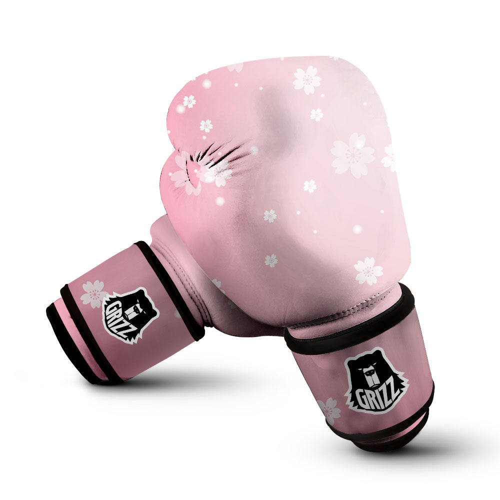 Sparkle Floral Print Boxing Gloves-grizzshop