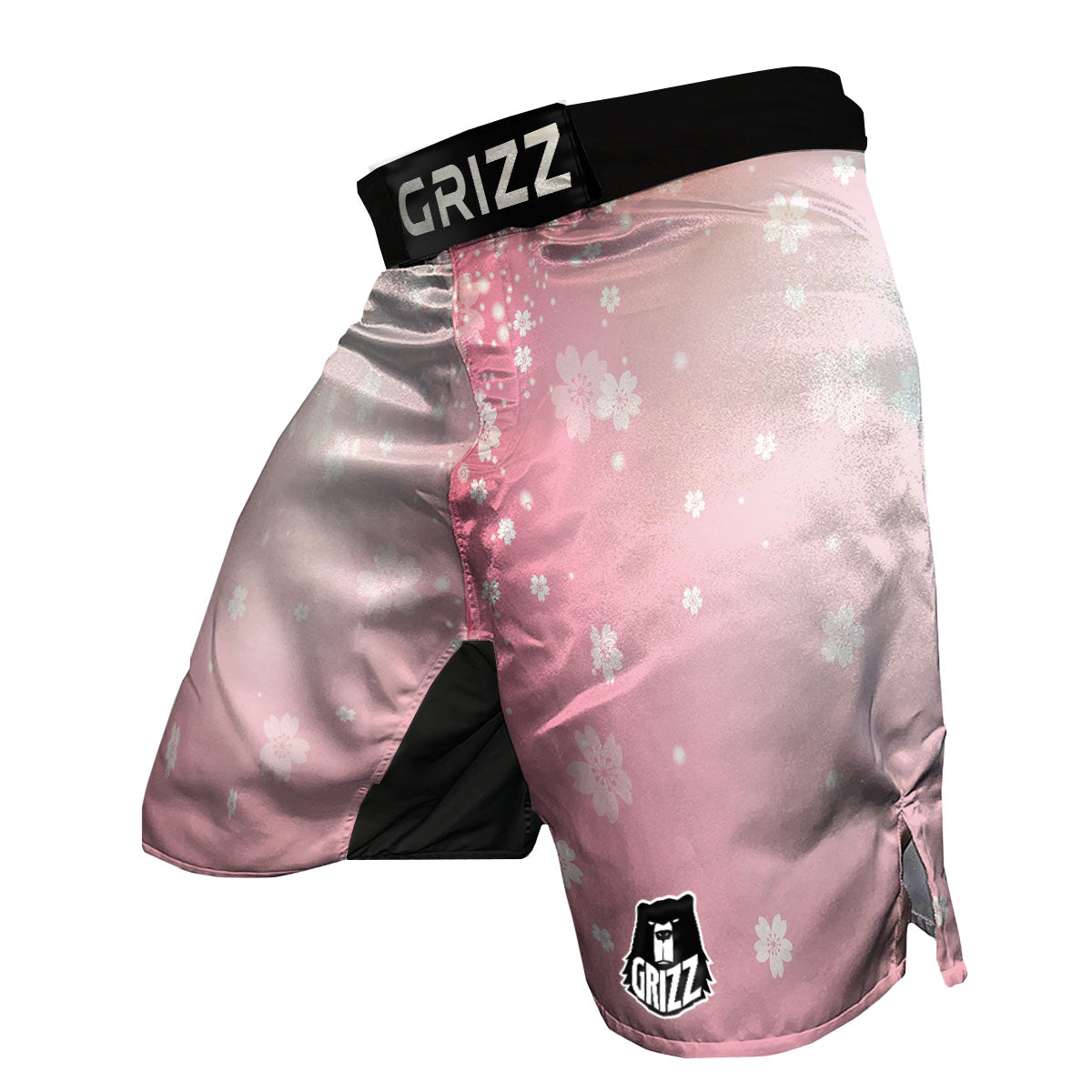 Sparkle Floral Print MMA Shorts-grizzshop