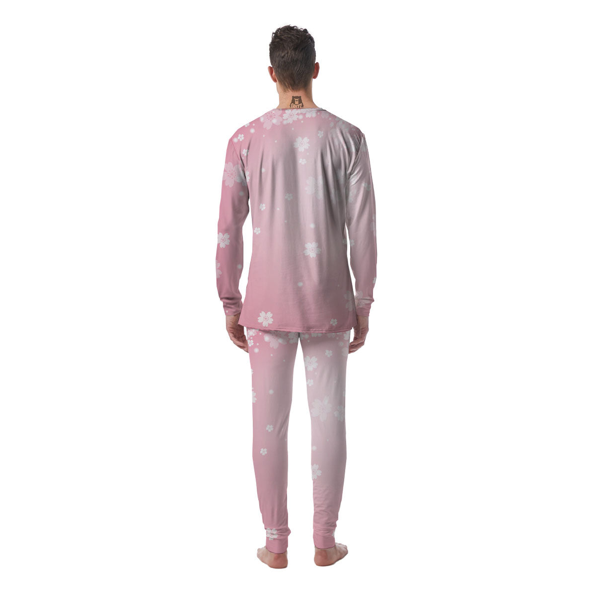 Sparkle Floral Print Men's Pajamas-grizzshop