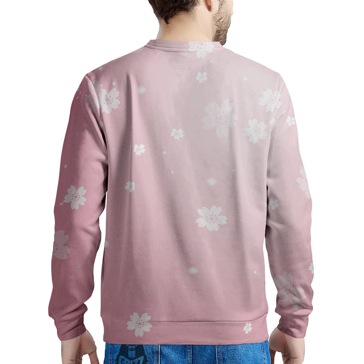 Sparkle Floral Print Men's Sweatshirt-grizzshop