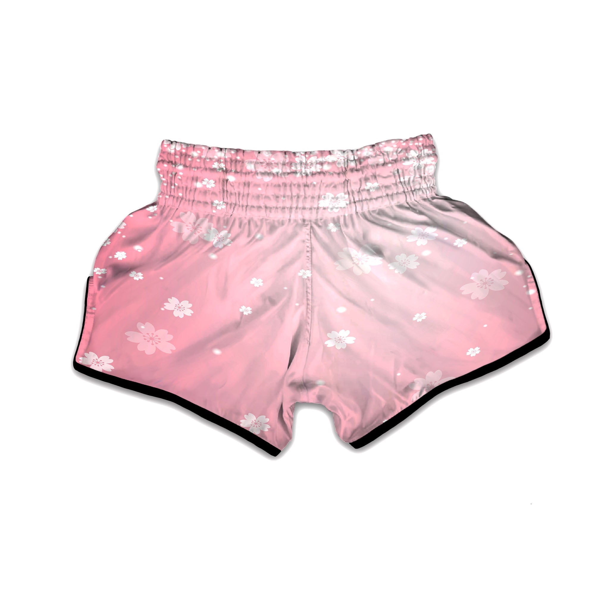 Sparkle Floral Print Muay Thai Boxing Shorts-grizzshop