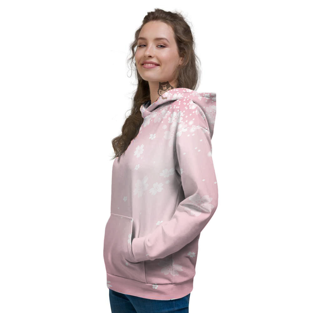 Sparkle Floral Print Women's Hoodie-grizzshop